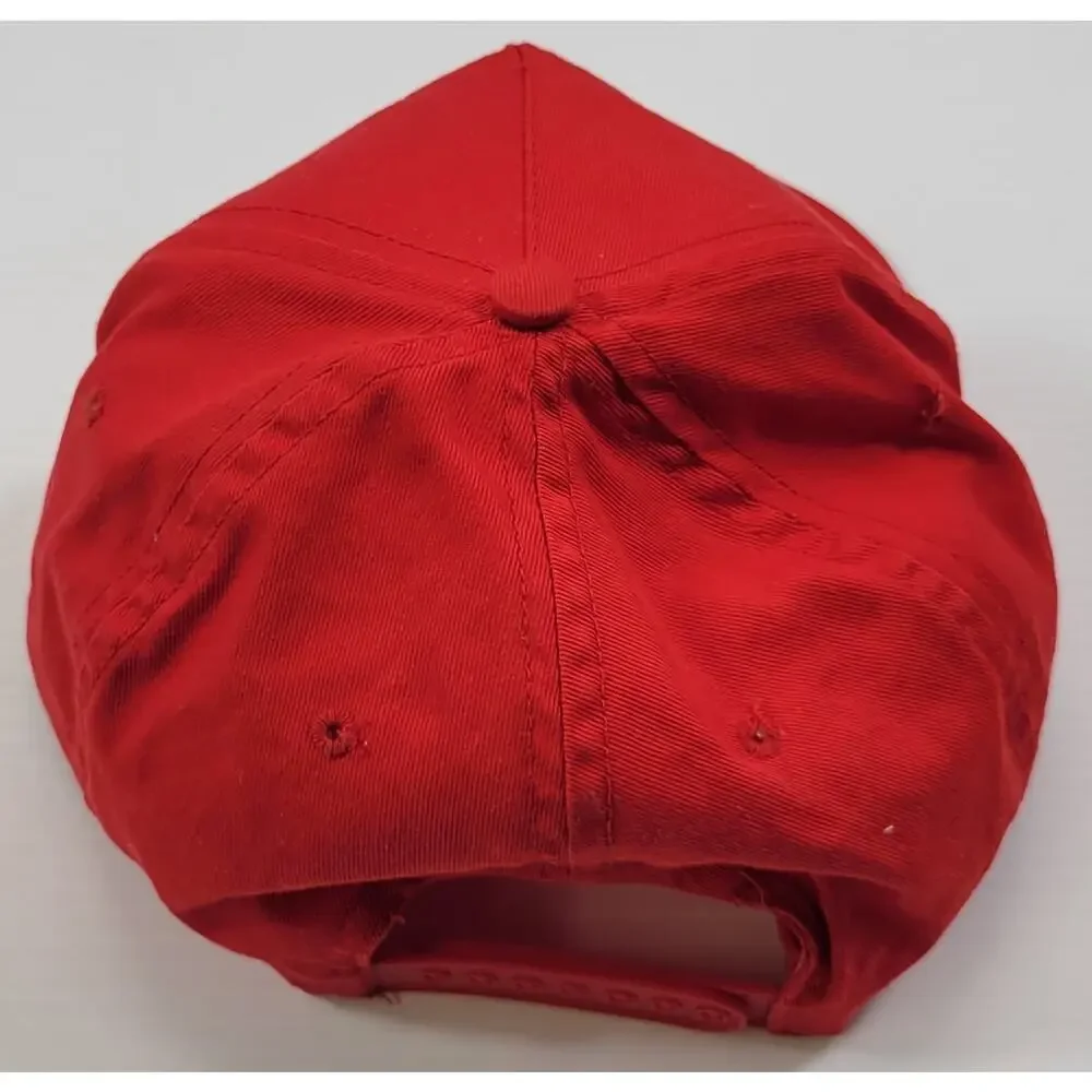 N) Harrison 1962 Adult Red Snapback Cotton Baseball Cap